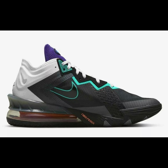 Nike LeBron James 18 Low Greedy White Green CV7562 - Picture 2 of 10